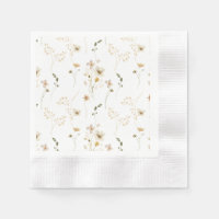 Baby in Bloom Wildblume Elegant boho Babydusche