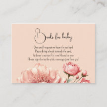 Baby in Bloom Wildblume Elegant Pink Baby Dusche