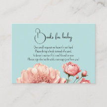 Baby in Bloom Wildblume Elegante Rosa Blauer Dusch