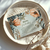 Baby in Bloom Wildblume Garden Kinderdusche Begleitkarte