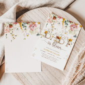 Baby in Bloom Wildblume Garden Kinderdusche Einladung