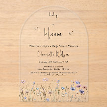 Baby in Bloom Wildblume Kinderdusche