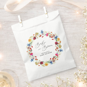 Baby in Bloom Wildblume Kinderdusche Custom Lecker Geschenktütchen
