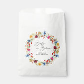 Baby in Bloom Wildblume Kinderdusche Custom Lecker Geschenktütchen (Vorderseite)