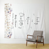 Baby in Bloom Wildblume Kinderdusche Wandteppich (Beispiel (Horizontal))