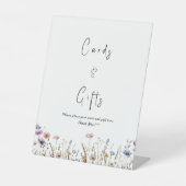 Baby in Bloom Wildblume Kinderduschkarten & Gesche Sockelschild (Vorderseite)