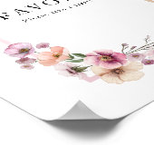 Baby in Bloom Wildblume Lieblingszeichen - Dusty P Poster (Ecke)