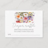 Baby in Bloom Wildblume Lilac Babydusche Begleitkarte (Vorderseite)