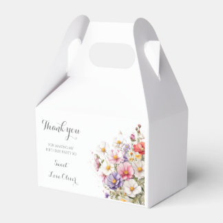 Baby in Bloom Wildblume Lilac Babydusche Geschenkschachtel