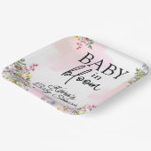 Baby in Bloom Wildblume Papierplatte Pappteller (Gewinkelt)