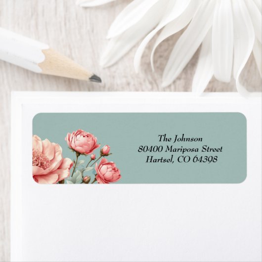 Baby in Bloom Wildblume Pink Baby Dusche (Insitu)