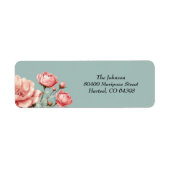 Baby in Bloom Wildblume Pink Baby Dusche (Vorne)