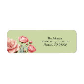 Baby in Bloom Wildblume Pink Baby Dusche (Vorne)