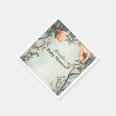 Baby in Bloom-Wildblume Serviette (Ecke)