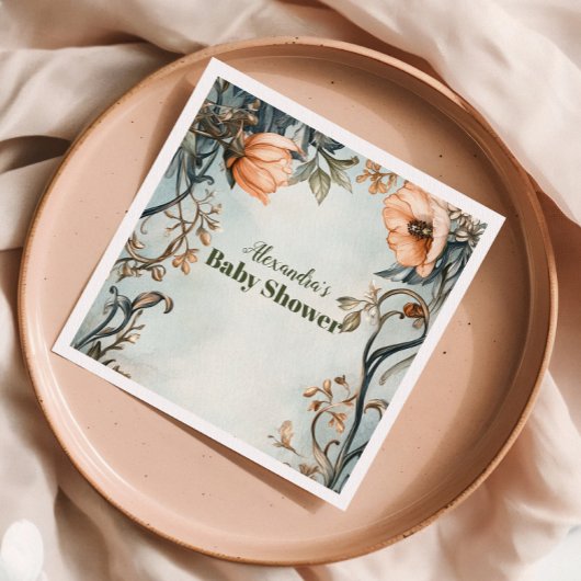 Baby in Bloom-Wildblume Serviette