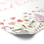 Baby in Bloom Wildblume Süßigkeiten und Leckereien Poster (Ecke)