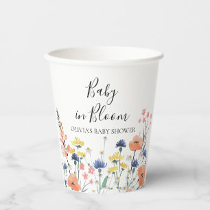 Baby in Bloom Wildflower-Baby-Party Pappbecher