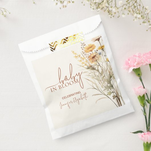 Baby in Bloom Wildflower Baby Shower Geschenktütchen (Versiegelt)