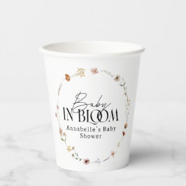 Baby in bloom wildflower baby shower invitation pappbecher