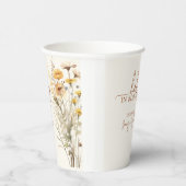 Baby in Bloom Wildflower Baby Shower Pappbecher (Rechts)