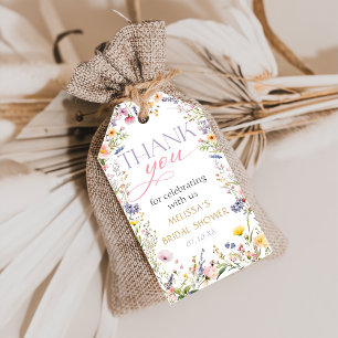 Baby In Bloom Wildflower-Geschenkanhänger für Baby Geschenkanhänger