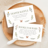 Baby in Bloom Wildflower Shower Books for Baby Begleitkarte
