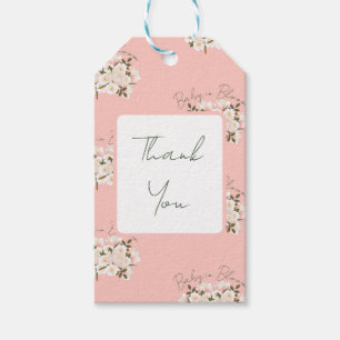 Baby in Bloom Wrapping Paper für Babydusche Geschenkanhänger