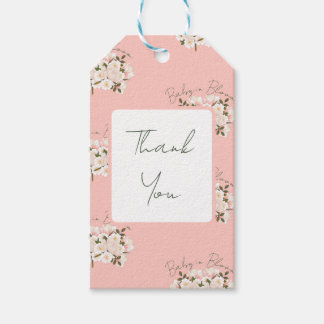 Baby in Bloom Wrapping Paper für Babydusche Geschenkanhänger