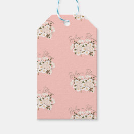 Baby in Bloom Wrapping Paper für Babydusche Geschenkanhänger