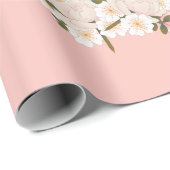 Baby in Bloom Wrapping Paper für Babydusche Geschenkpapier (Rolleneckpunkt)