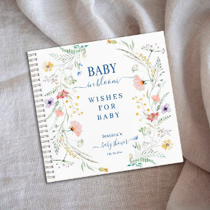 Baby in Bloom wünscht sich ein Baby Spiral Noteboo Notizblock