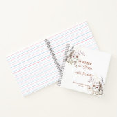 Baby in Bloom wünscht sich ein Baby Spiral Noteboo Notizblock (Innenseite)