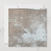 Baby in Bloom Yellow Lila Baby Dusche Einladung (Rückseite)