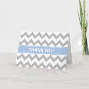 Baby in Blue Danke-Card Dankeskarte