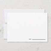 Baby in blühenden Blume Bücher für Babydusche Dankeskarte (Rückseite)