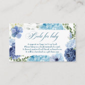 Baby in blühenden Chinoiserie Bücher für das Baby Begleitkarte (Vorderseite)