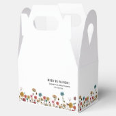 Baby in blühender Blume Babydusche Geschenkschachtel (Geöffnet)