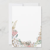 Baby in blühender böhmischer Blütendusche einladen (Rückseite)