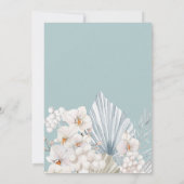 Baby in blühender böhmischer Blütendusche einladen (Rückseite)