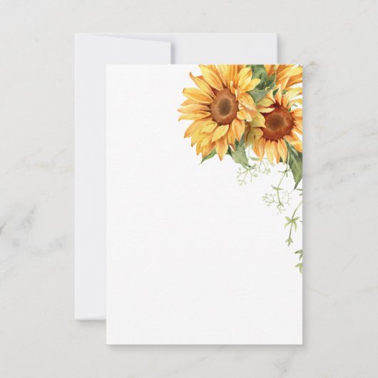 Baby in blühender eleganter Blütendusche Dankeskarte (Rückseite)