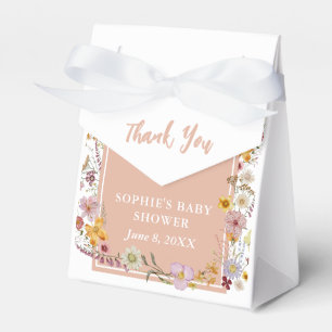 Baby in blühender Wildblume Mauve Pink Geschenkschachtel