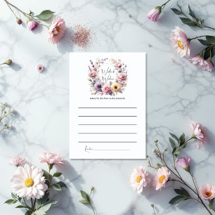 Baby in blutblühenden Worten der Weisheit Mama zu Hinweiskarte