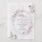 Baby in Blüte Fall Blumendusche einladen (Vorderseite)