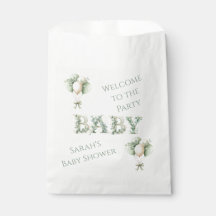 Baby in Blüte Geschenktüten für Baby-Party