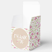 Baby in Blütendusche Rosa Vintage Blume Mädchen Geschenkschachtel (Geöffnet)