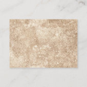 Baby in Blütengrün & Gold Baby Shower Buch Begleitkarte (Rückseite)