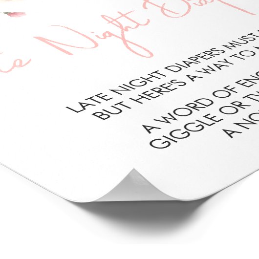 Baby in blütenrot Rosa Blütenblütenspättaucher Poster (Ecke)