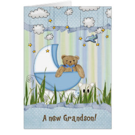 Baby in Buggy für New Grandson