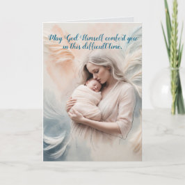 BABY IN DER SYMPATHEKARTE FÜR ANGEL-WAFFEN DANKESKARTE