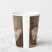 Baby in der Wiege Pappbecher (Rechts)